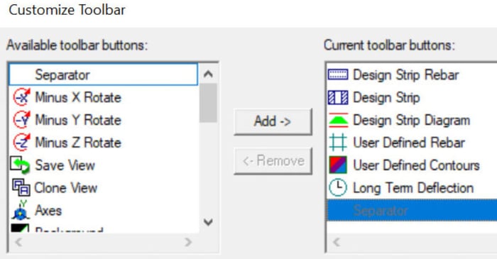 Let’s Customize Your RISA Toolbar