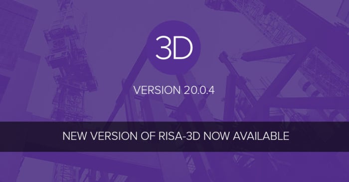 New Features in RISA-3D v20.0.4 now Available!