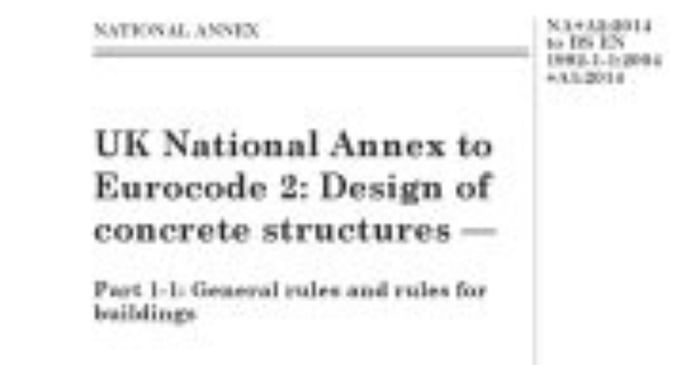 Eurocode Concrete Design According to BS EN 1992-1-1:2004 A1:2014 now…