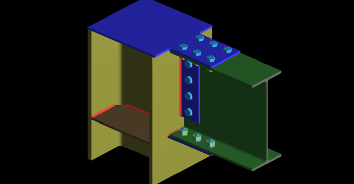 Flange Plate Column Cap Plate Moment Connection now Available