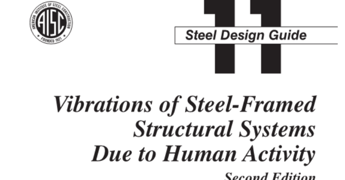 Updated Floor Vibration Calculation per AISC Design Guide #11