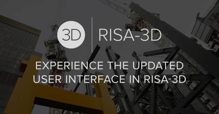 Experience the Updated User Interface in RISA-3D