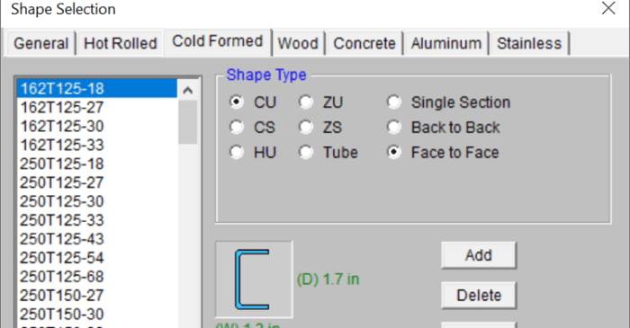 Design of CFS Face-to-Face Channels & Tube Shapes now Available