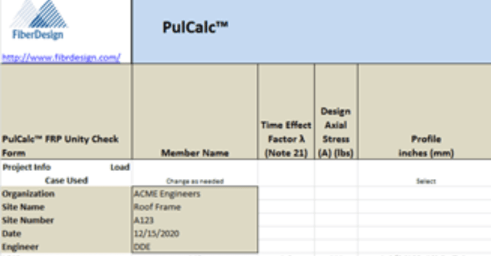 Designing Pultruded FRP Structures Using RISA-3D and PulCalc