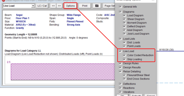 Enhanced Live Load Reduction