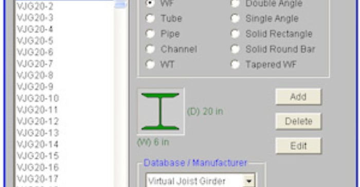 Using Virtual Joist Girders in RISAFloor