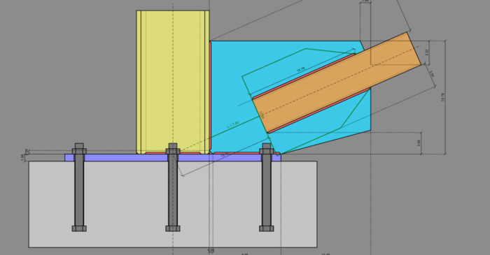 Brace to Column Base Plate Design now Available