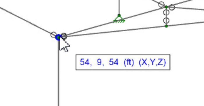 Viewing Coordinates in Cursor Display