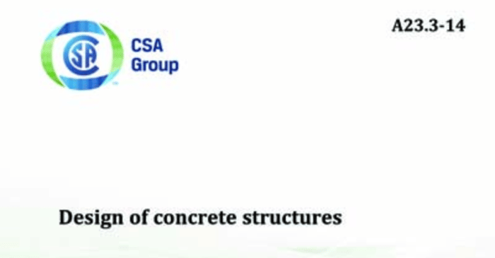 CSA A23.3-14 Canadian Concrete Code now Available