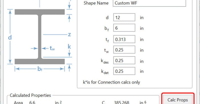 How to Create a Custom Shape in RISA-3D