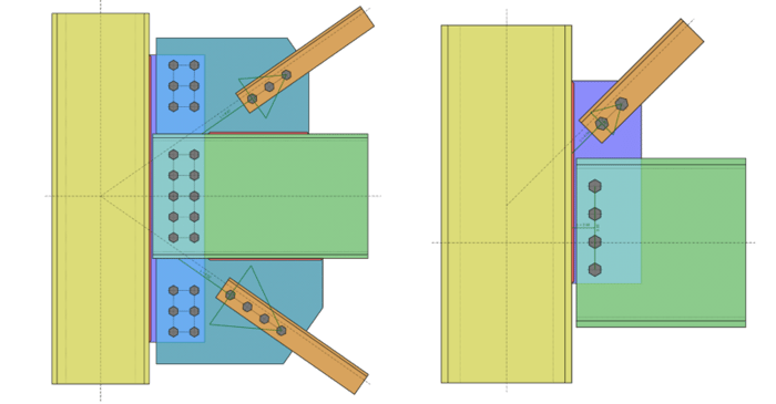 Vertical Diagonal Brace Extended Shear Tab Connections in…