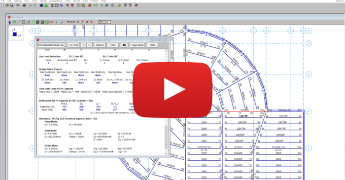 Vibration Analysis for Steel Joists