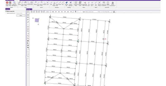 Match Properties in RISA-3D