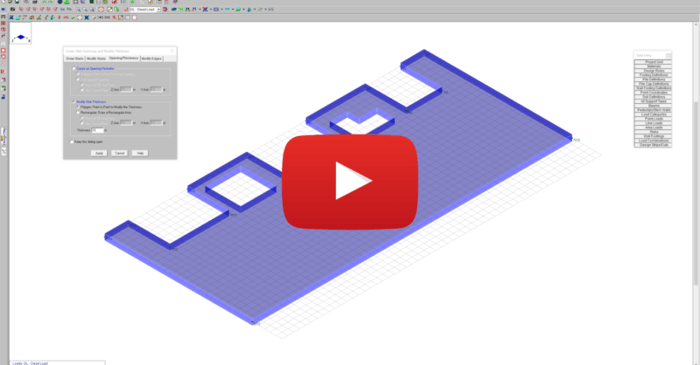 Slab Modifications in RISAFoundation