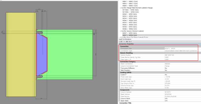 How to Import a Seismic Moment Connection into RISAConnection