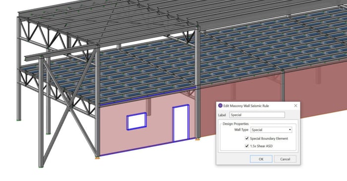 Seismic Design of Masonry Walls (TMS 402-16) in RISA-3D