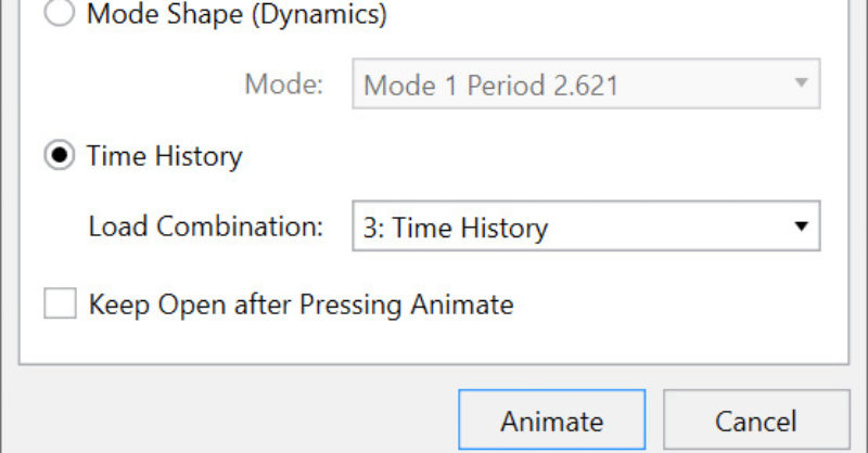 making a time history animation video