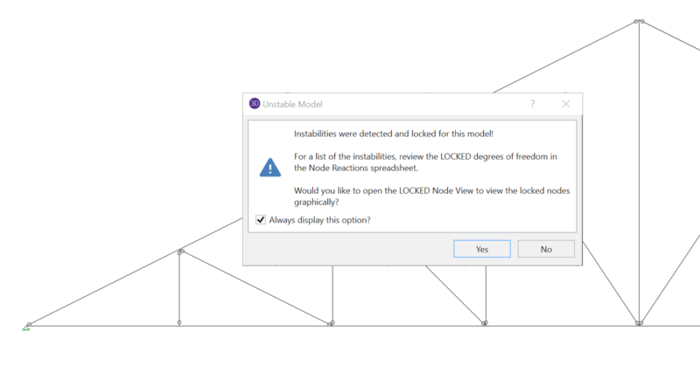 Are You Receiving Instability Warnings for Your Truss Model in…