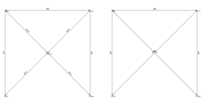 How to Model X-Bracing in RISA-3D