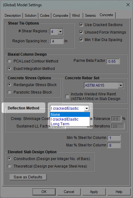 How To: Understand Long Term Deflection Results in RISAFloor ES