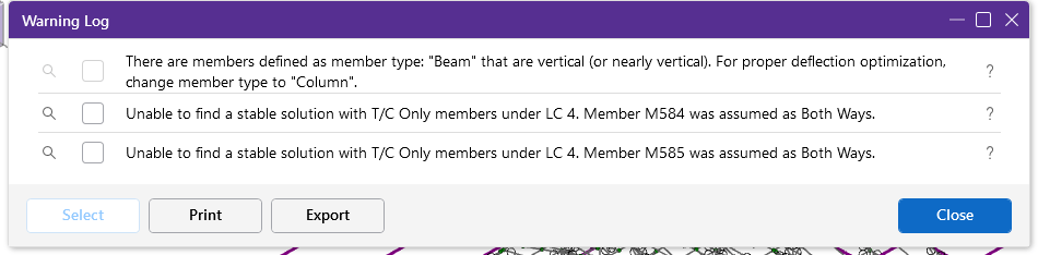 RISA | Implementing Realistic Behavior for T/C Members in RISA-3D