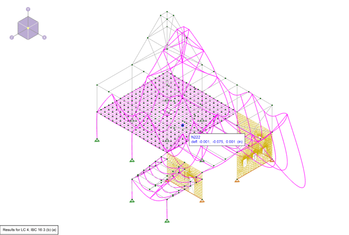 How to Troubleshoot Large Deflections in RISA-3D?