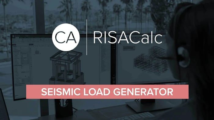 Seismic Load Generator in RISACalc
