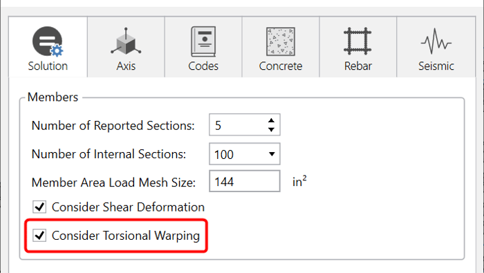 How Does RISA-3D Account for Torsional Warping?