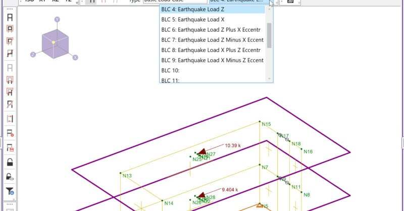 Assigning Seismic Loads in RISA-3D