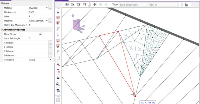 How to Model a Semi-Rigid Diaphragm in Standalone RISA-3D
