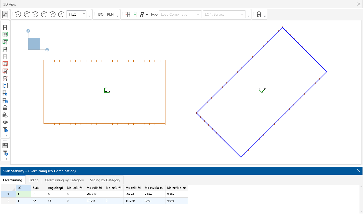 How Do I Change the Slab Local Axes?